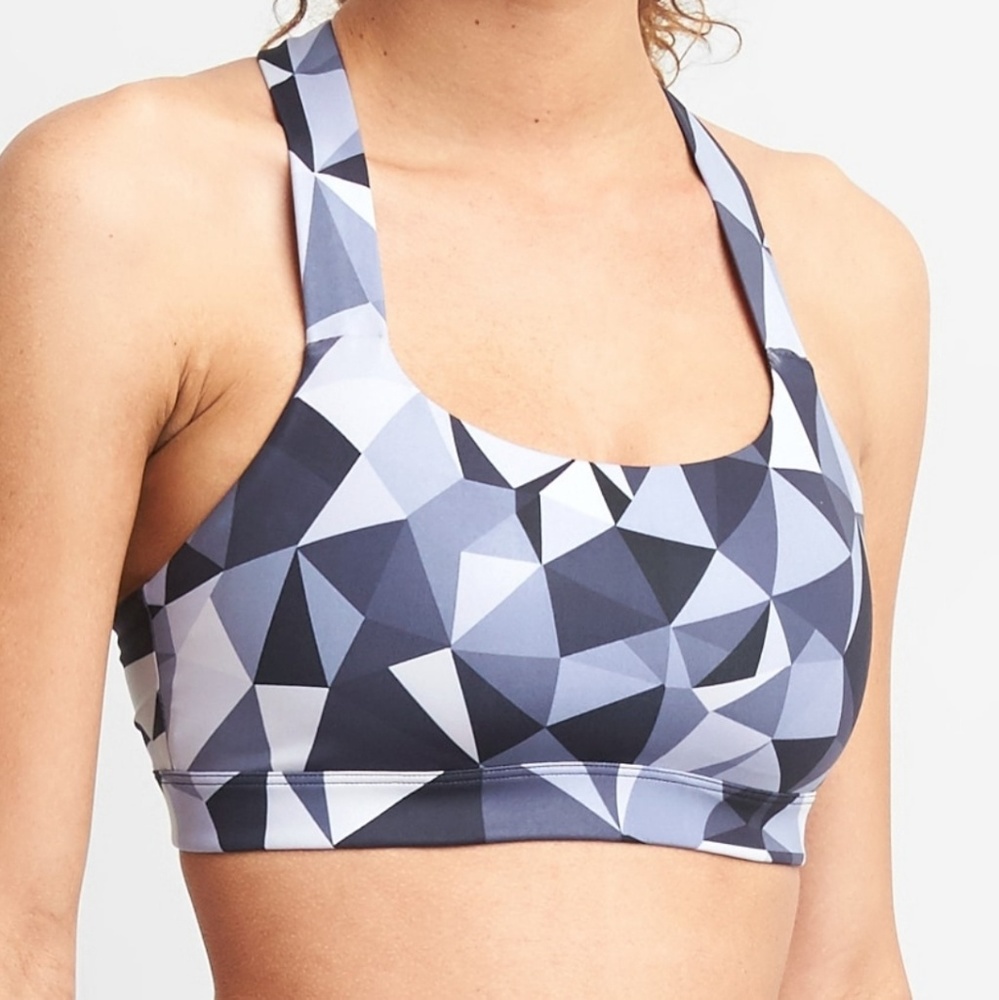 NWT Gap Fit Geometric Print Sports Bra